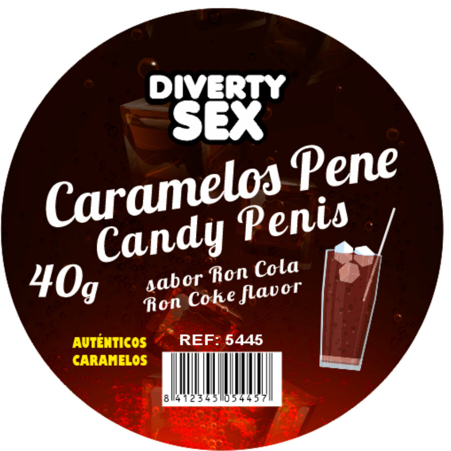 Bonbons Pénis Rhum Cola 20 pièces - Diablo Picante