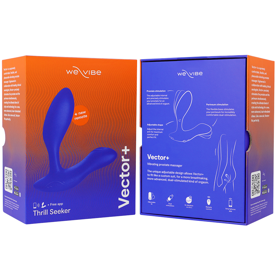 We-vibe - masseur de prostate vector+ bleu