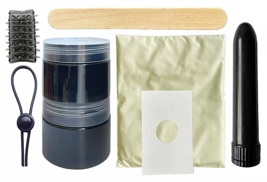 Cloneboy – Kit de moulage de pénis avec vibromasseur couleur Noir