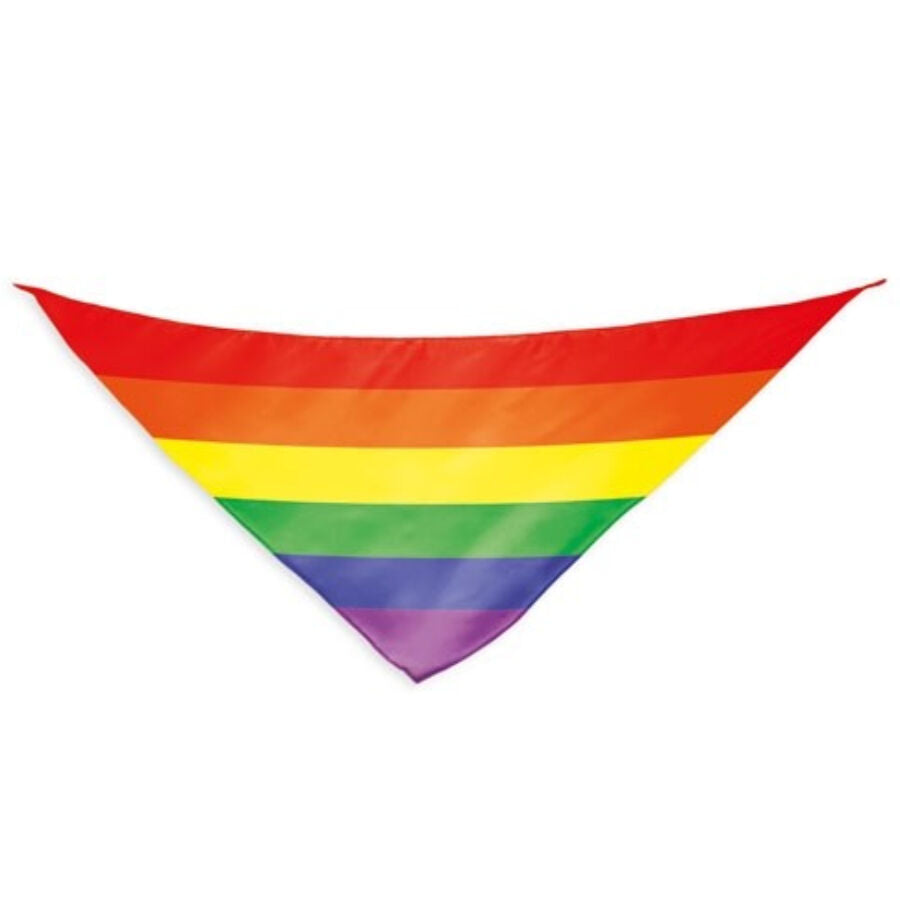 Bandana écharpe Pride arc-en-ciel coton 50x50cm - Pride - PRIDE