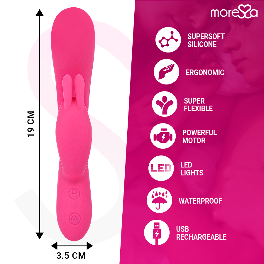 Moressa - telmo rechargeable en silicone premium