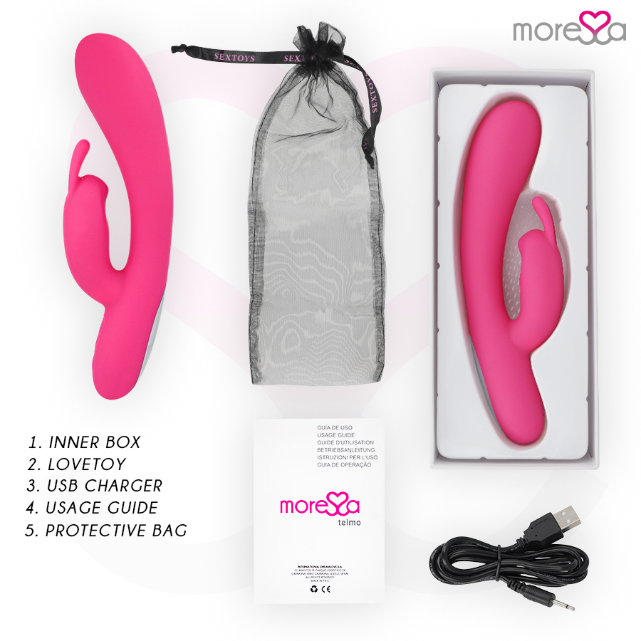 Moressa - telmo rechargeable en silicone premium