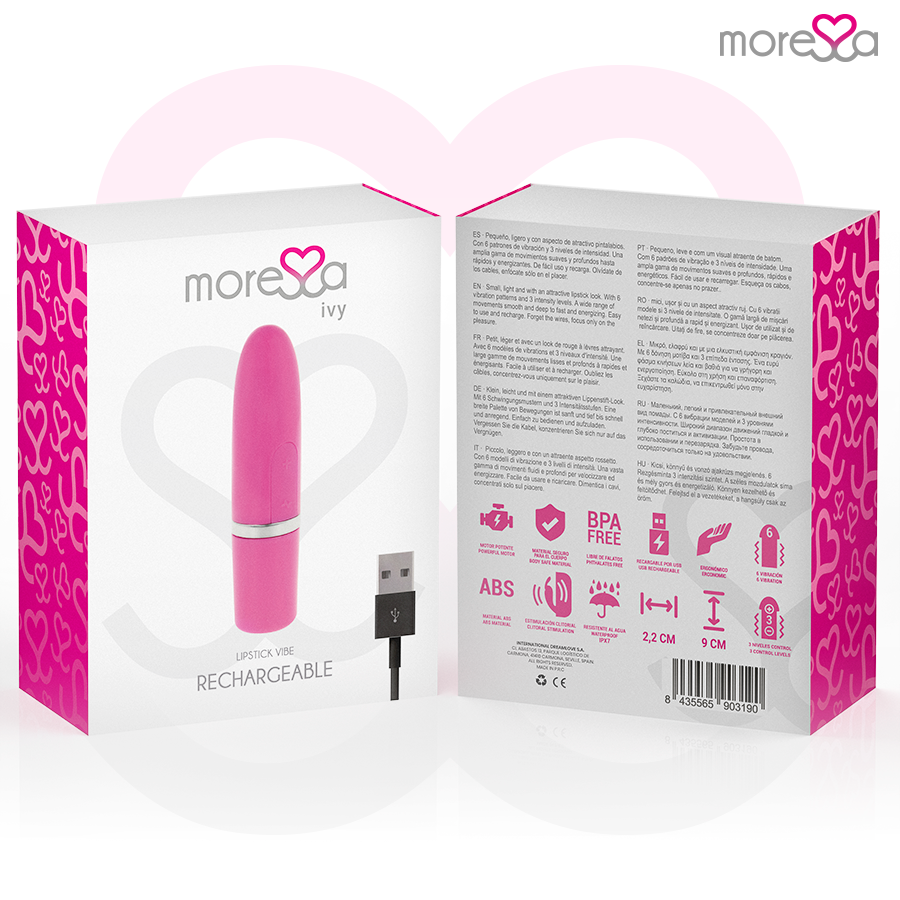 Moressa – Stimulateur Vibrant de Voyage Ivy – Rose