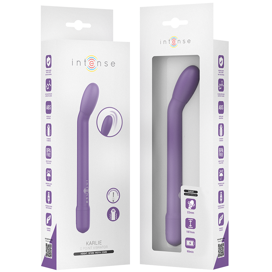 INTENSE - STIMULATEUR DE POINT G RECHARGEABLE KARLIE VIOLET