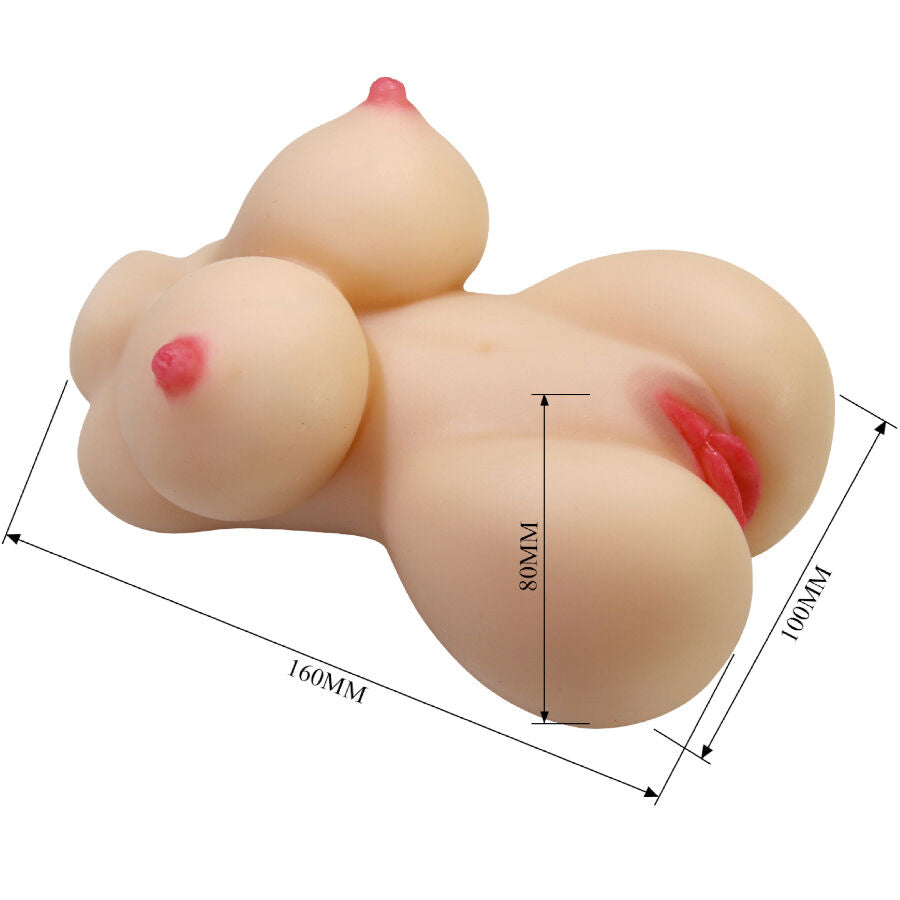 CRAZY BULL - HERTA MINI TORSE VAGIN FÉMININ RÉALISTE 497 G