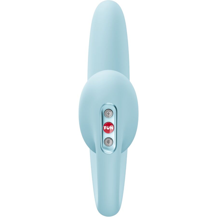 FUN FACTORY - VIBRATEUR À DOUBLE IMPULSION D'AIR CRESCENDO INSERABLE BLEU GLACÉ