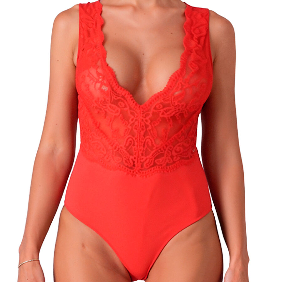 Body Évalie Rouge L/XL - Passion