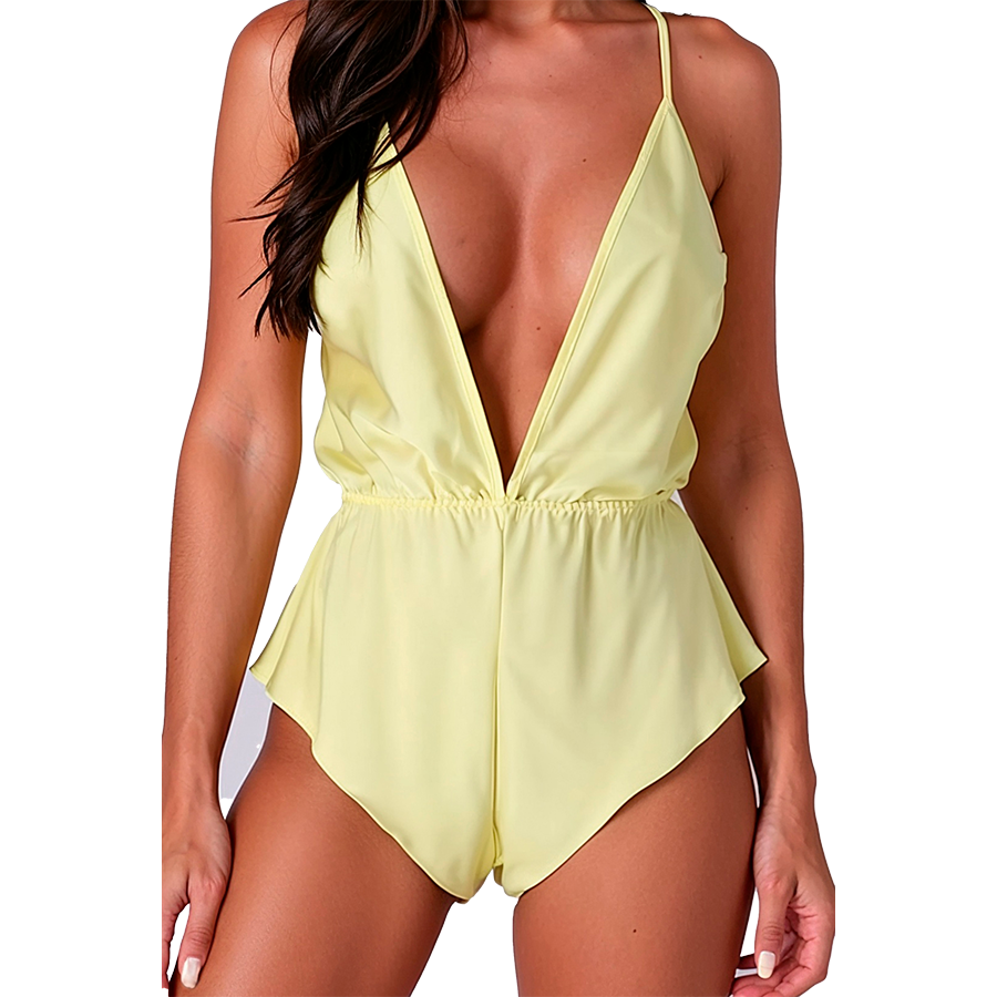 Body Satiné Sensie Citron S/M - Passion