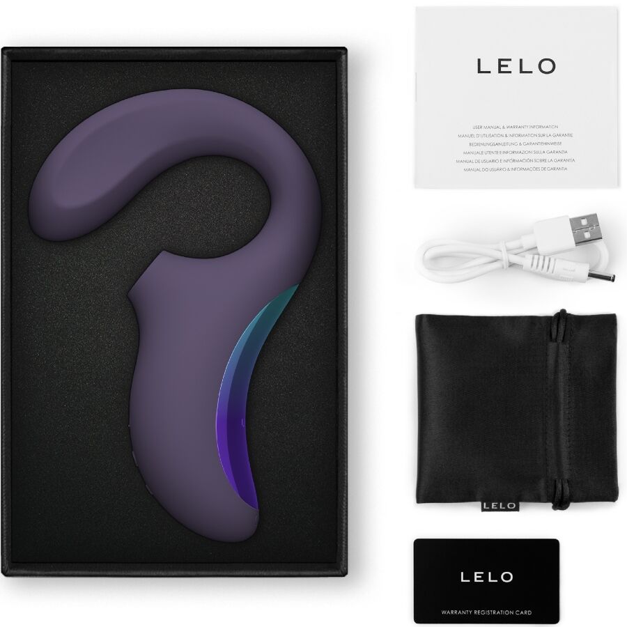 LELO - Vibromasseur à Stimulation Triple Enigma Wave - Violet