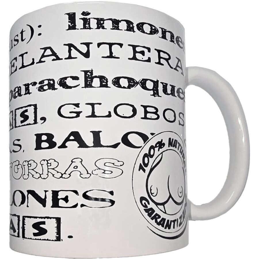 Mug Humoristique Synonymes de Seins 370ml - Diablo Picante