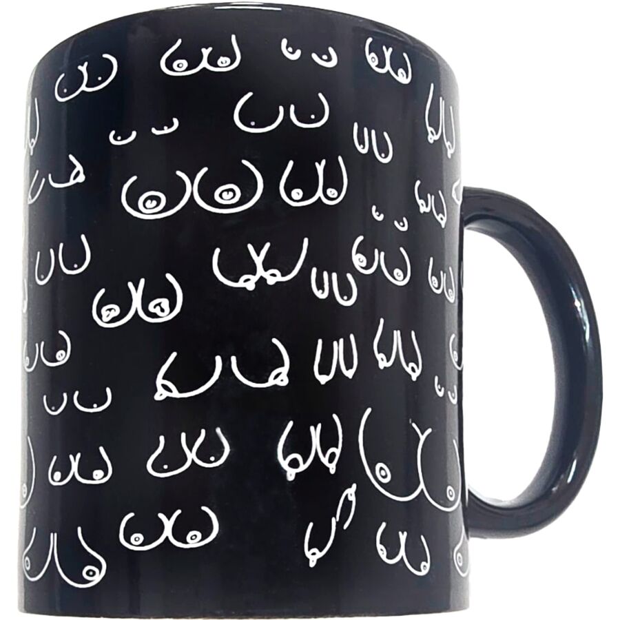 Mug Erotique Tasse Seins Noire 370ml - Diablo Picante