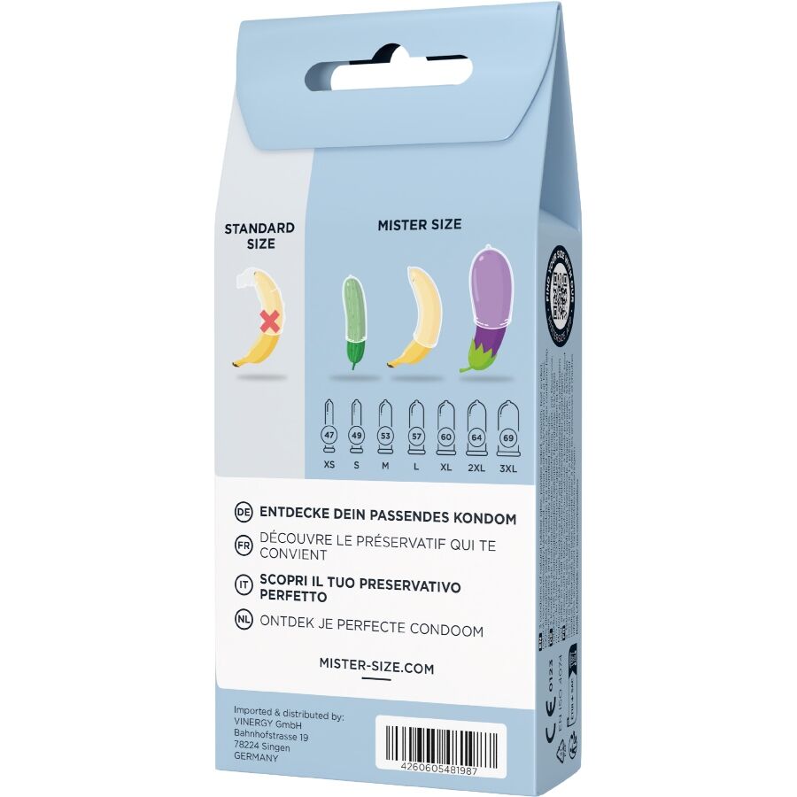 Kit test préservatifs 3 tailles + mètre - Mister Size - MISTER SIZE