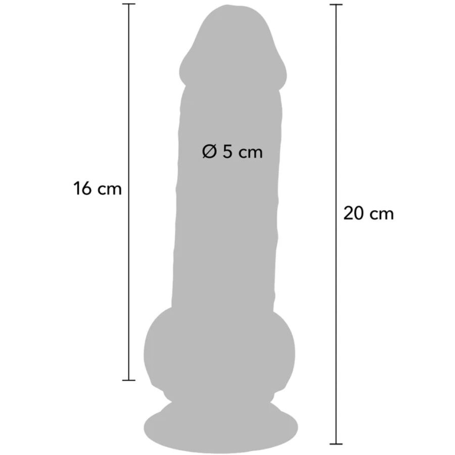 Gode Réaliste Get Real Deluxe Extra Thick 20cm - ToyJoy