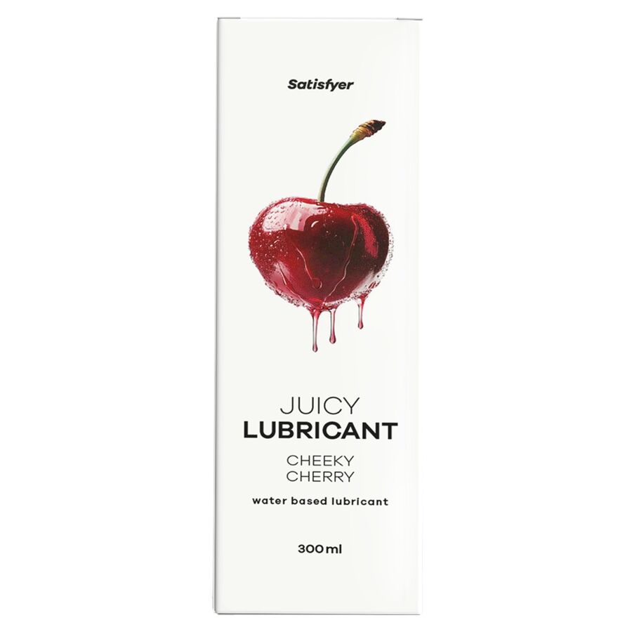 SATISFYER - LUBRIFIANT À BASE D'EAU JUICY CHEEKY CERISE 300 ML