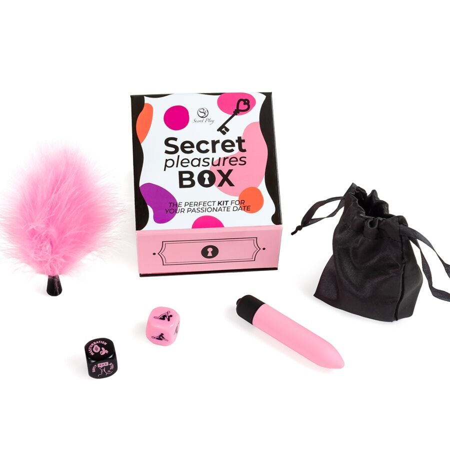 Secret Play - Coffret plaisir pour couples Dés coquins et balle vibrante