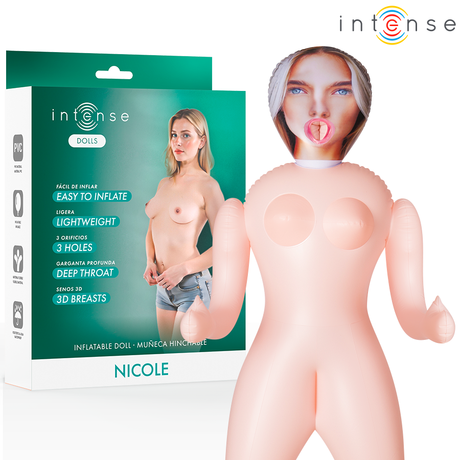 Intense - Poupée sexuelle gonflable Femme avec Seins 3D Nicole