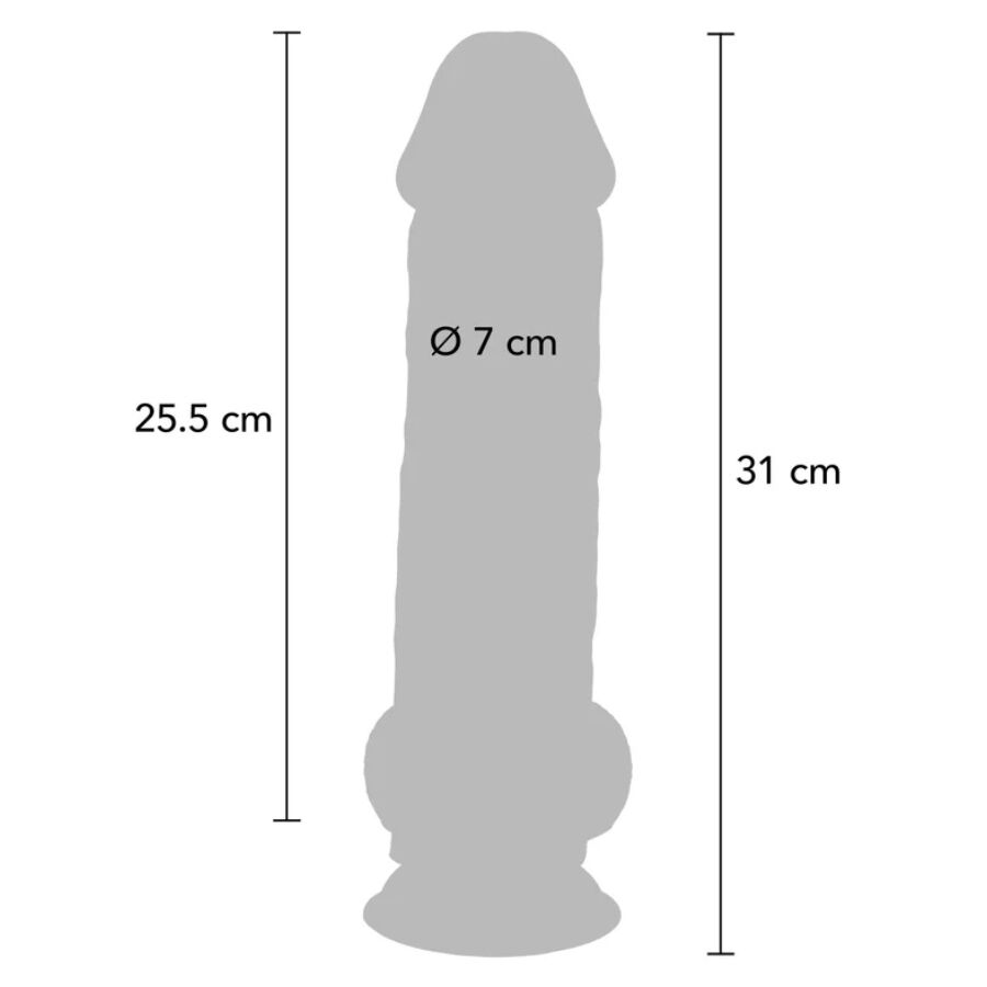 Gode Réaliste Get Real Deluxe Extra Épais 31cm - ToyJoy