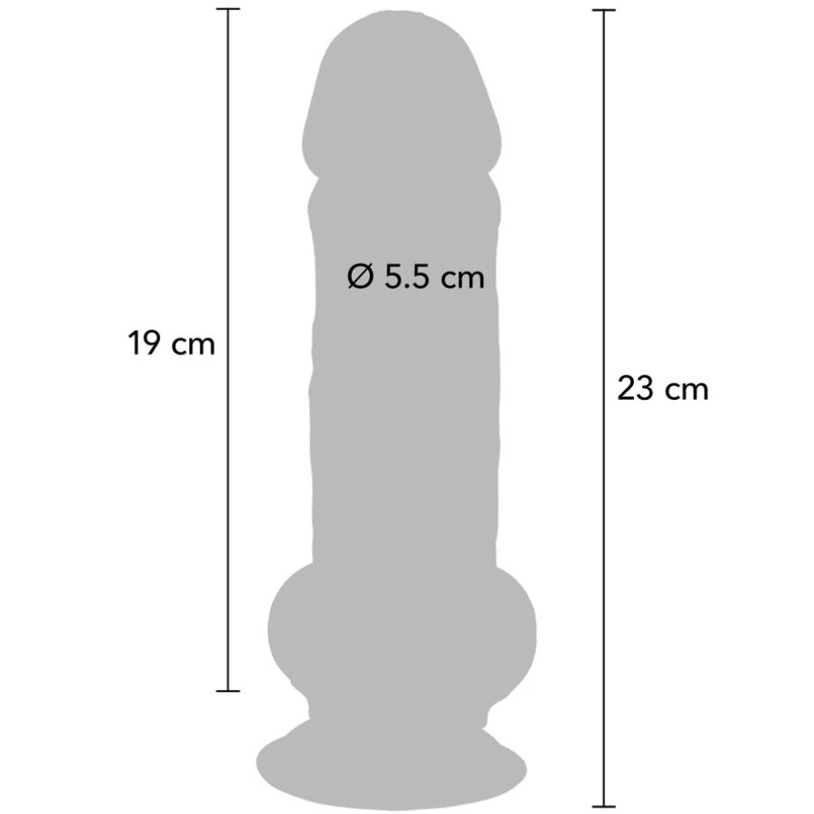 Godemiché Get Real Deluxe 23cm Extra-Épais - ToyJoy
