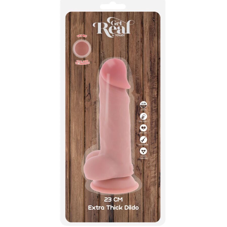 Godemiché Get Real Deluxe 23cm Extra-Épais - ToyJoy