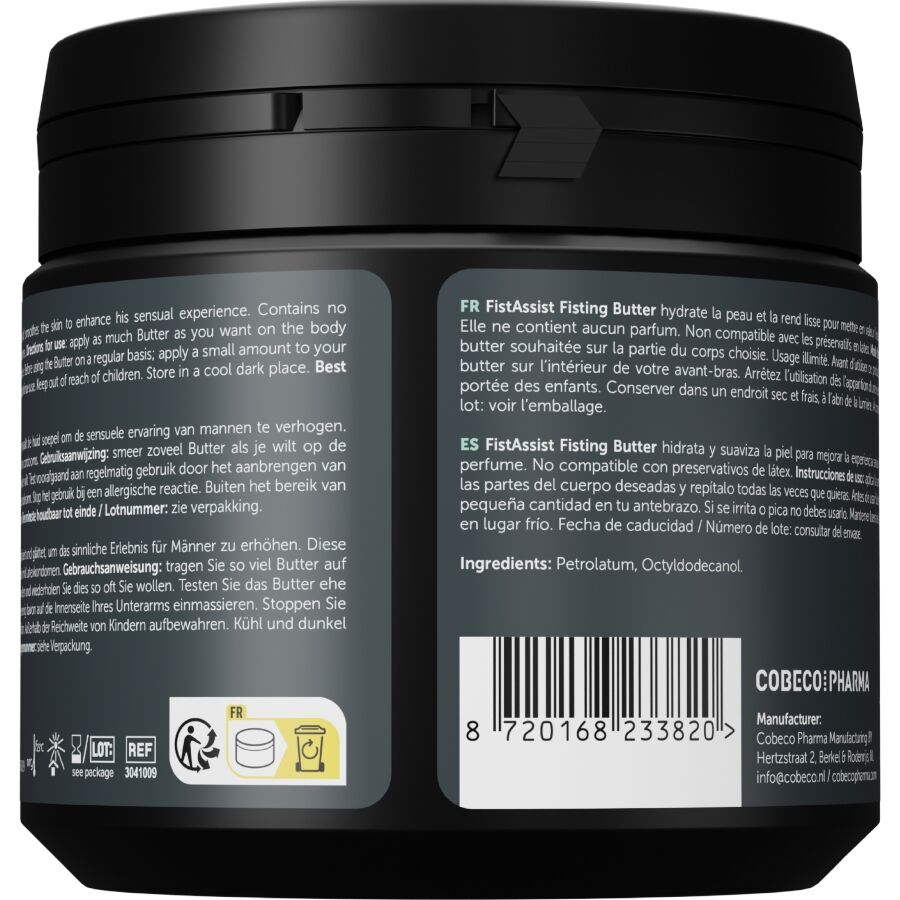 COBECO - FIST ASSIST BUTTER LUBRIFIANT À BASE D'HUILE 500 ML