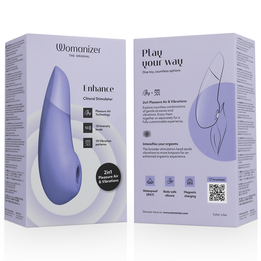 Stimulateur Clitoridien Womanizer Premium 2 Lilas - Womanizer