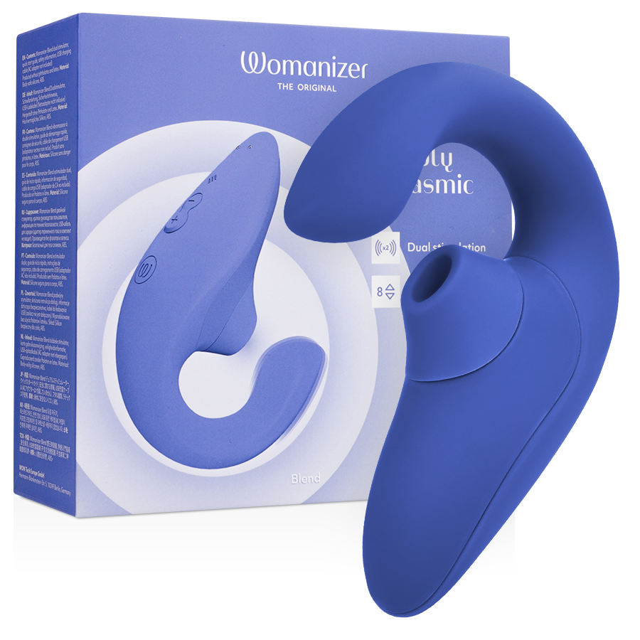 WOMANIZER - VIBRATEUR STIMULATEUR BLEU VIBRANT BLEU