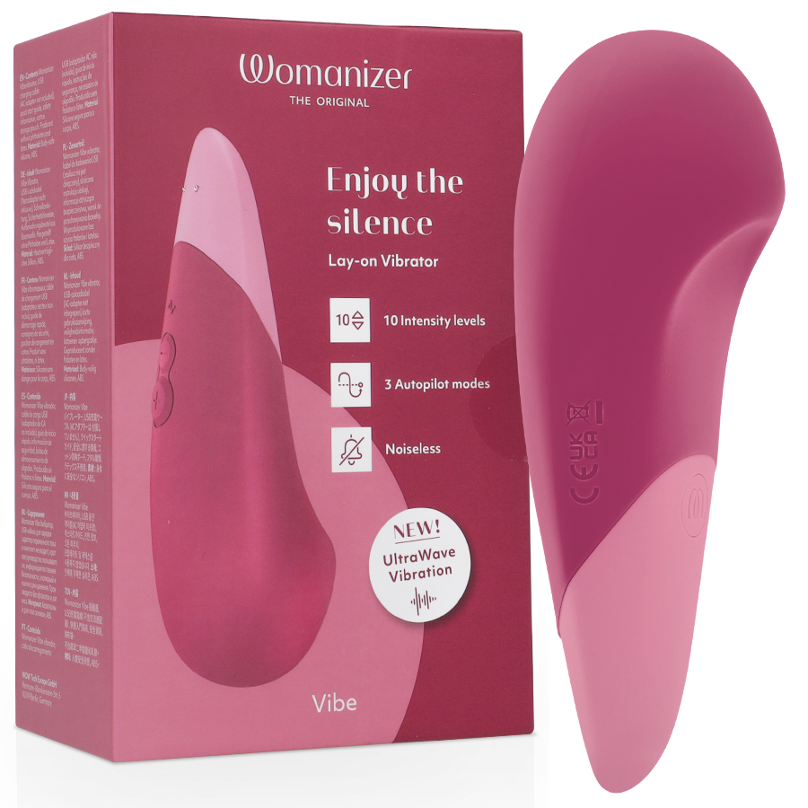 WOMANIZER - VIBRATEUR SILENCIEUX VIBE LAY-ON ROSE FOYER