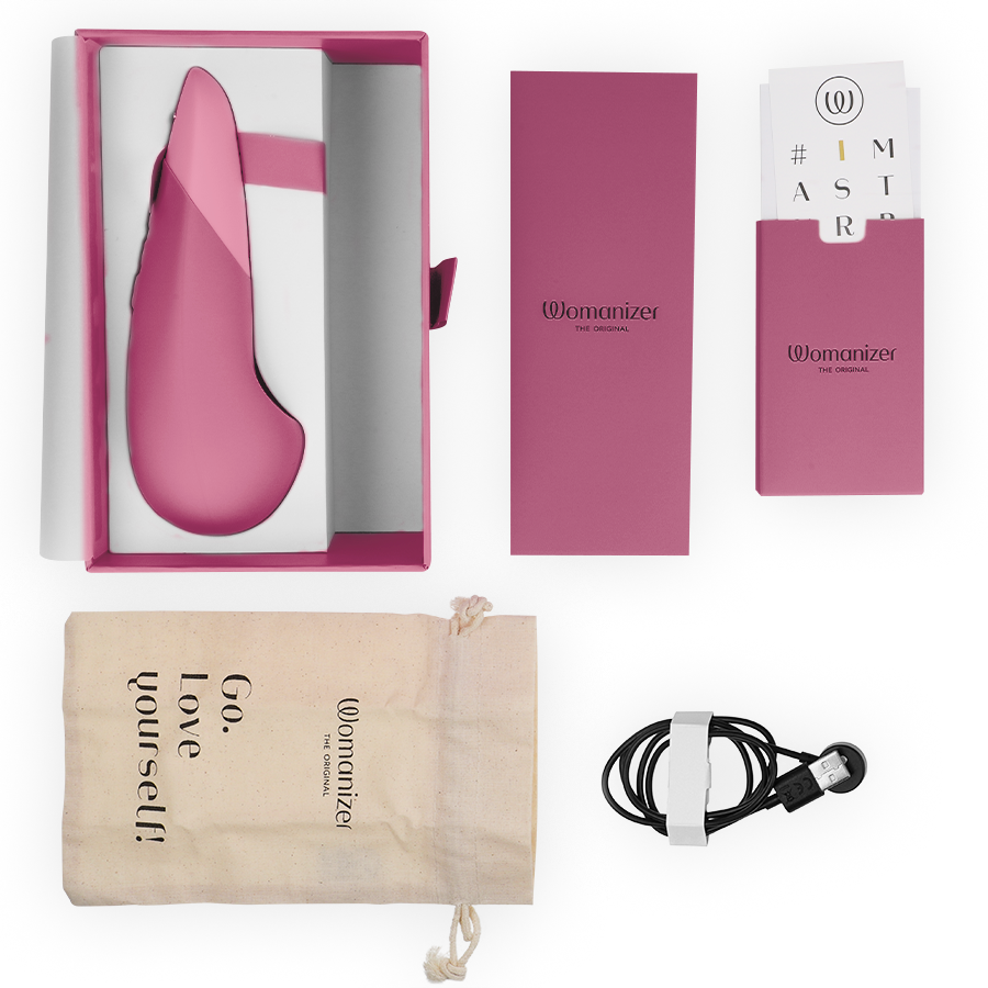 Vibromasseur Womanizer Vibe Lay-On Rose - Womanizer