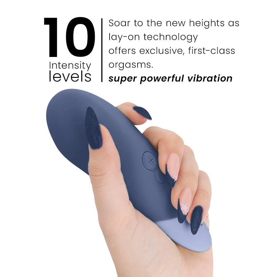 Vibromasseur Womanizer Vibe Lay-On Bleu Foncé - Womanizer
