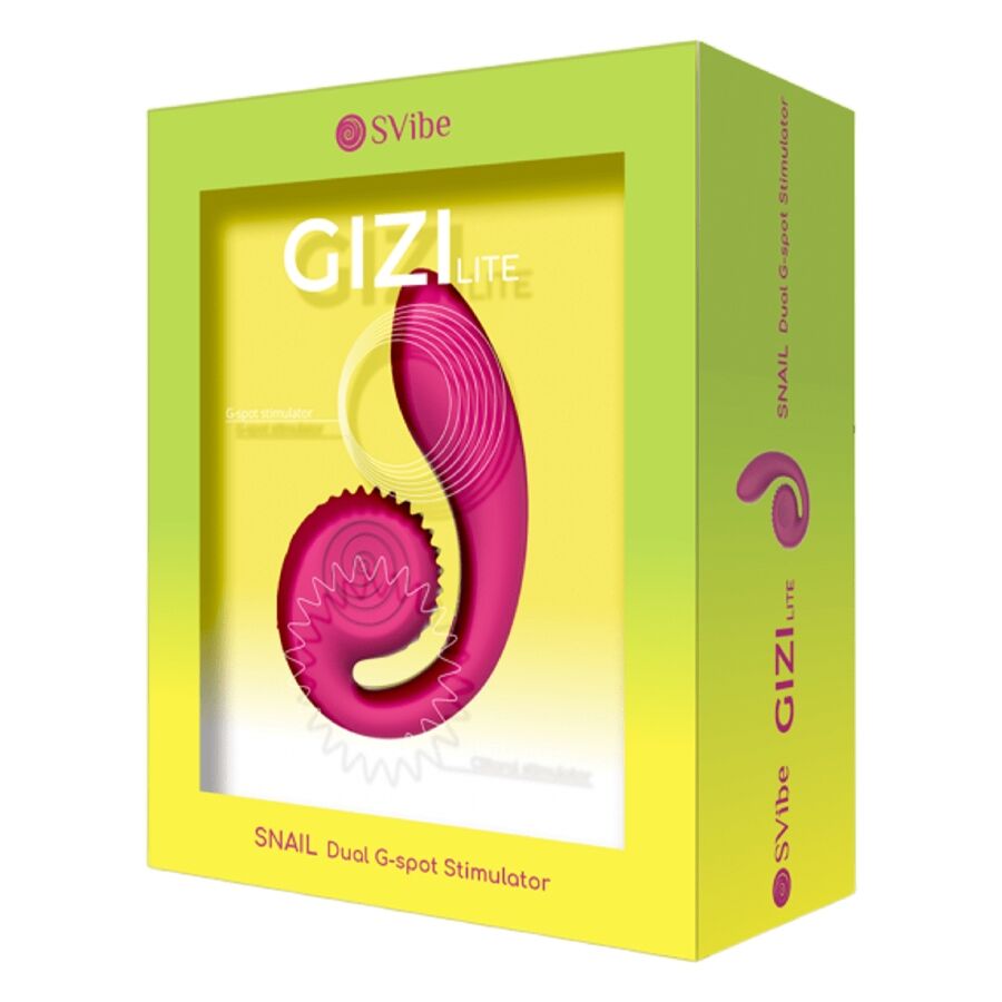 SNAIL VIBE - GIZI LITE VIBRATEUR ROSE DOUBLE POINT G ET CLITORIAL