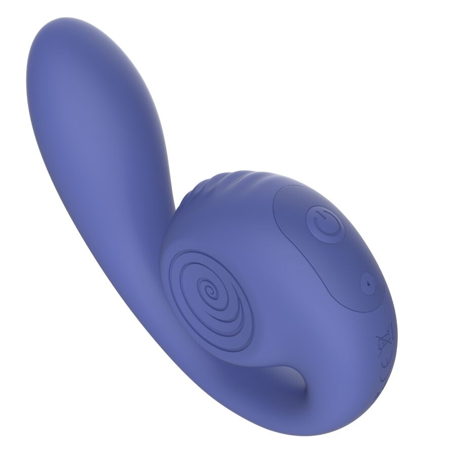 Vibrateur Double Stimulation Gizi Lite Violet - Snail Vibe