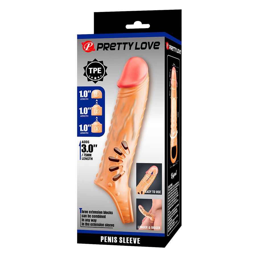 Manchon Pénien avec Extensions Pretty Love - Pretty Love