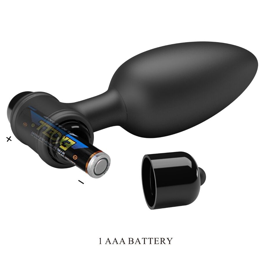 Mr Play - Plug Anal Vibrant 10 modes de vibration Waterproof - Noir