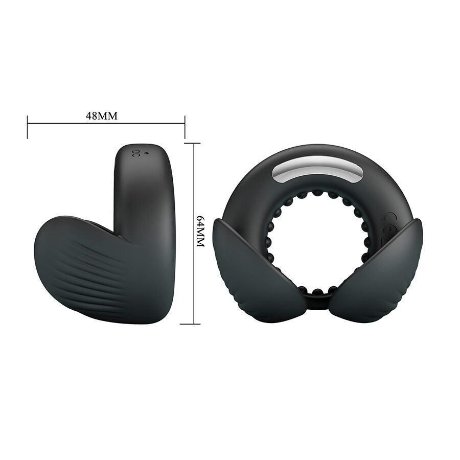 PRETTY LOVE - QUENTIN ANNEAU PÉNIS AVEC STIMULATEUR TESTICULAIRE