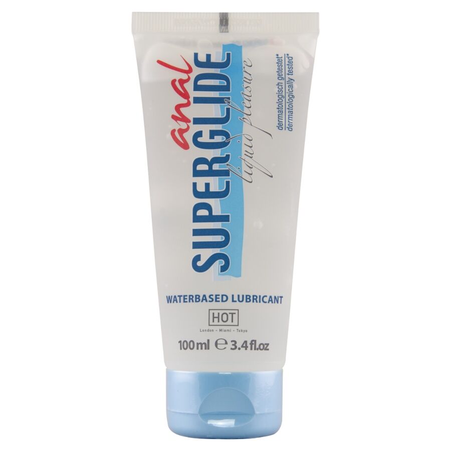 Lubrifiant Anal Superglide Liquid Pleasure 100ml - HOT