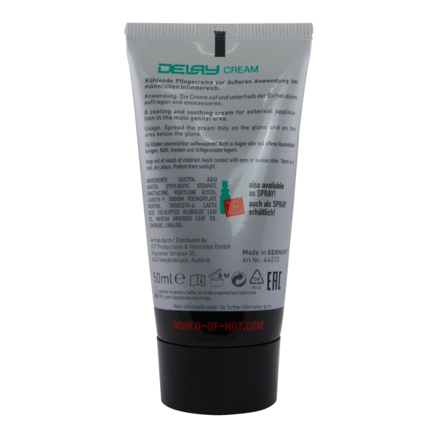 Crème Retardante Masculine HOT 50ml - HOT