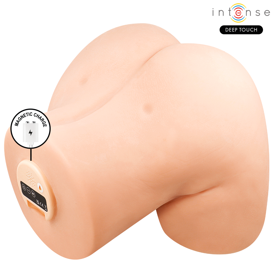 INTENSE DEEP TOUCH - JULIA MASTURBATEUR RÉALISTE À SUCCION VAGINALE AVEC EFFET CHAUFFANT ET TÉLÉCOMMANDE