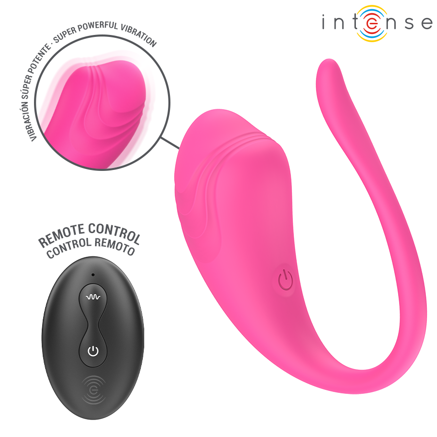 INTENSE - ŒUF VIBRANT OLIVIA PINK AVEC TÉLÉCOMMANDE