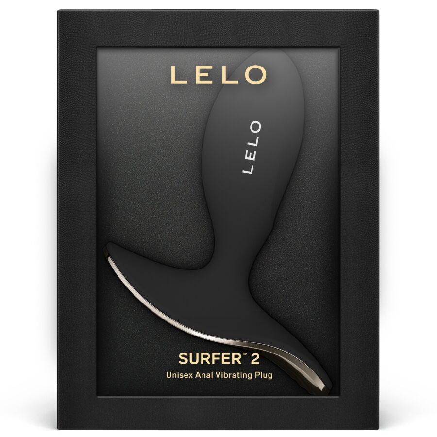 LELO - SURFER 2 Plug Anal Vibrant - Noir