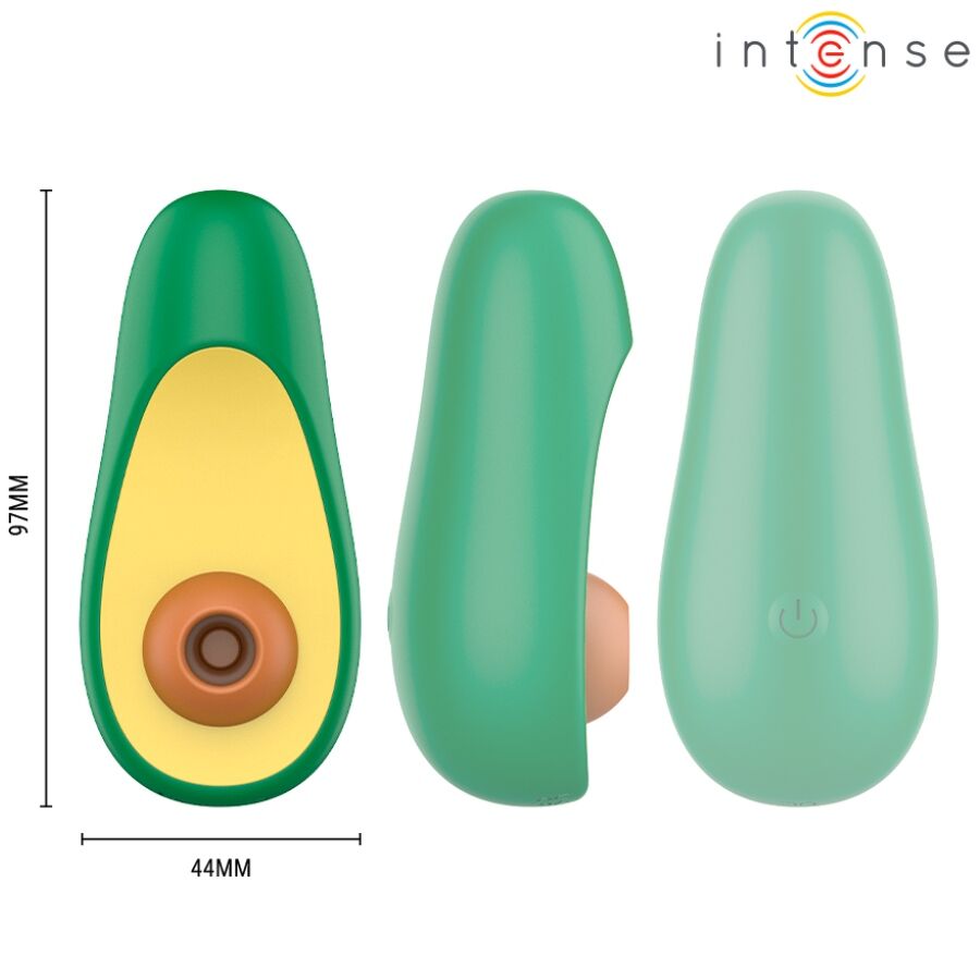 Stimulateur Clitoridien à Succion Waki Avocado - Intense Fun Toys