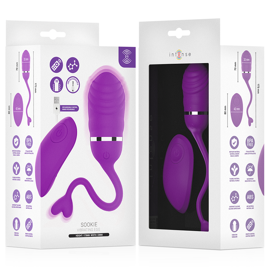 Œuf Vibrant Sookie Violet à Télécommande - Intense Remote Control