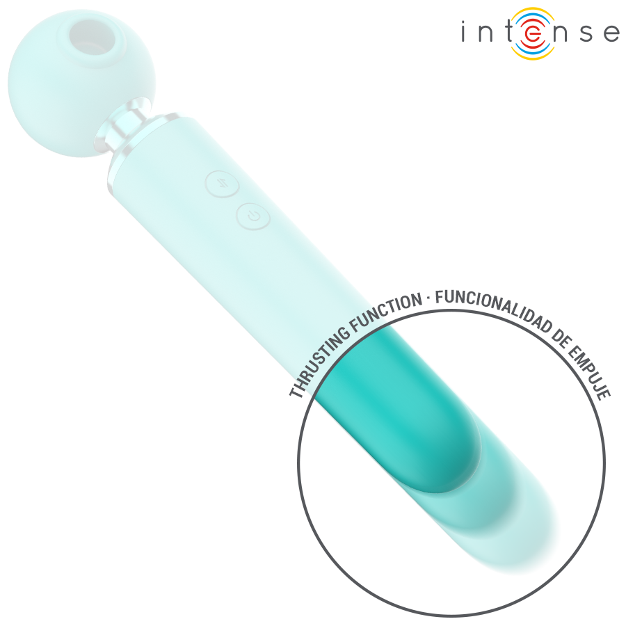 Stimulateur Succion & Vibration Hamby Turquoise - Intense High Tech