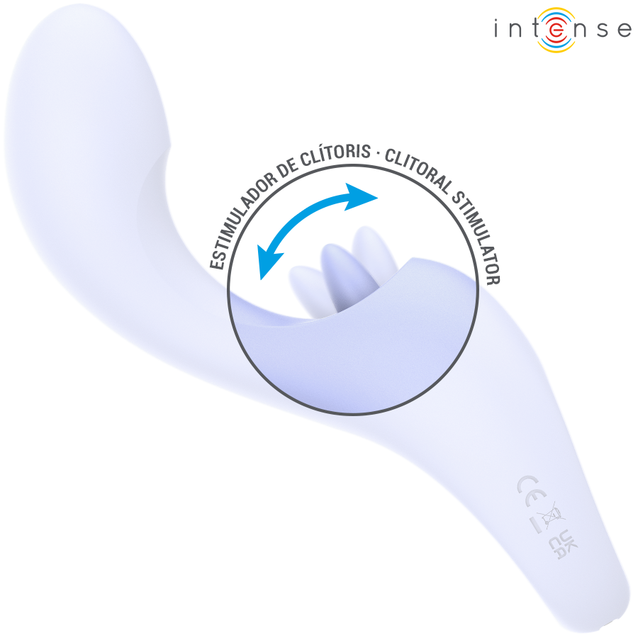 Stimulateur Vibrant & Rotatif Anya Lavande - Intense High Tech