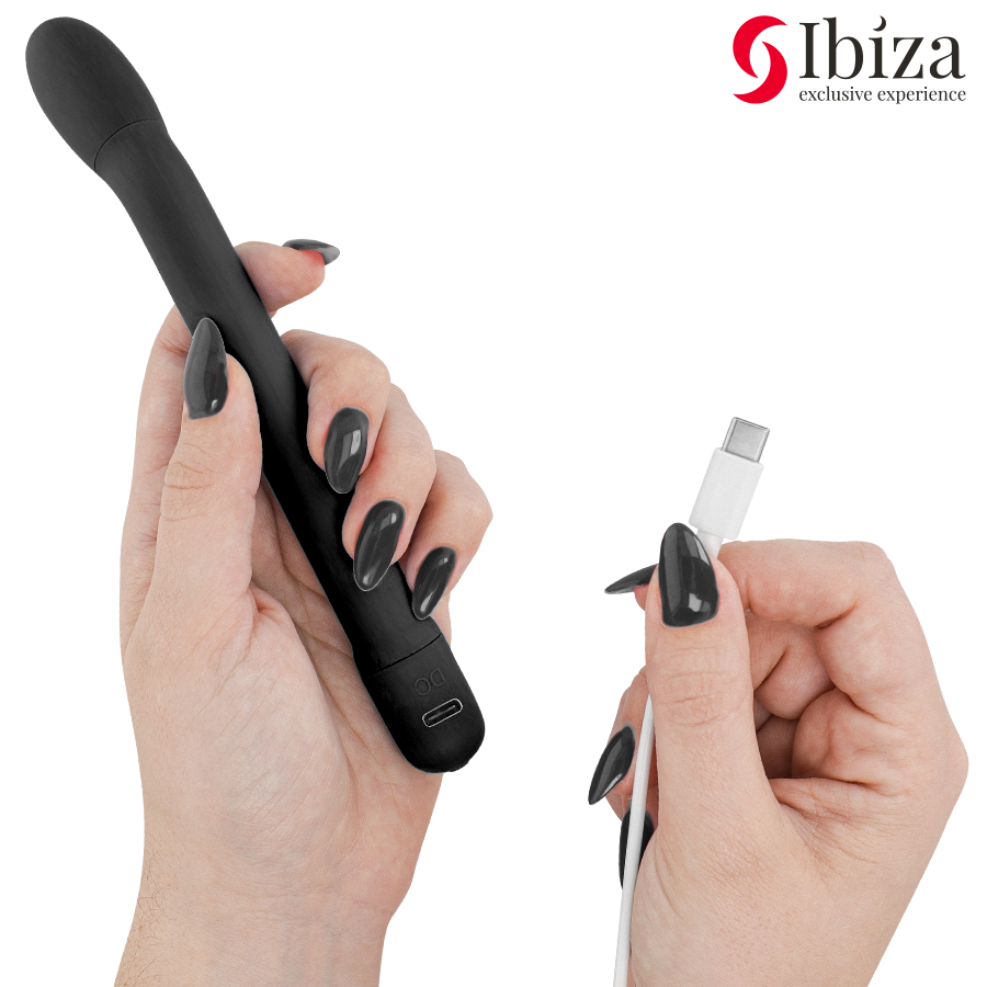 Vibrateur Point G 3 en 1 Succion & Vibration Noir - Ibiza Technology