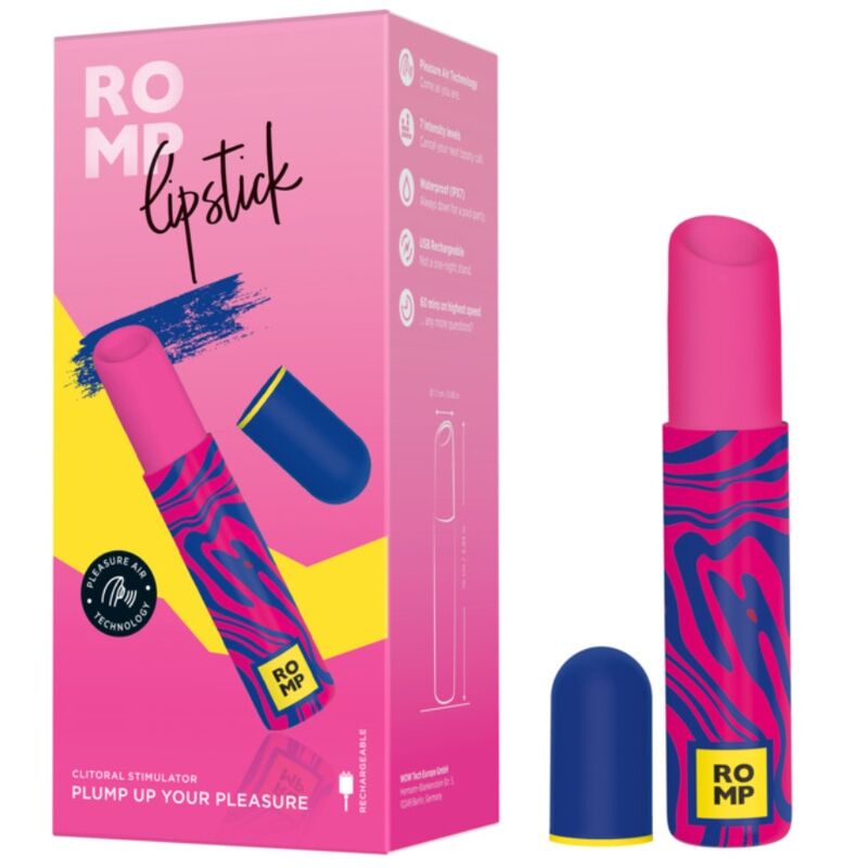 Stimulateur Clitoridien Lipstick 7 Niveaux - Romp