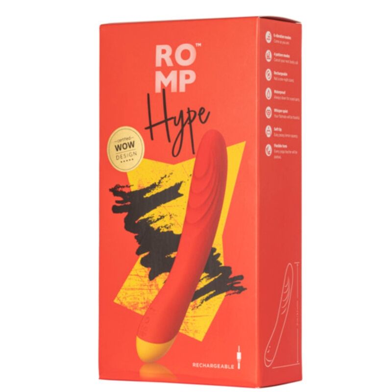 Vibromasseur Point G Hype Rouge - ROMP