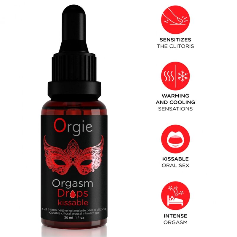 ORGIE - GOUTTES ORGASTIQUES POUR UNE EXCITATION CLITORIELLE À COUCHER 30 ML