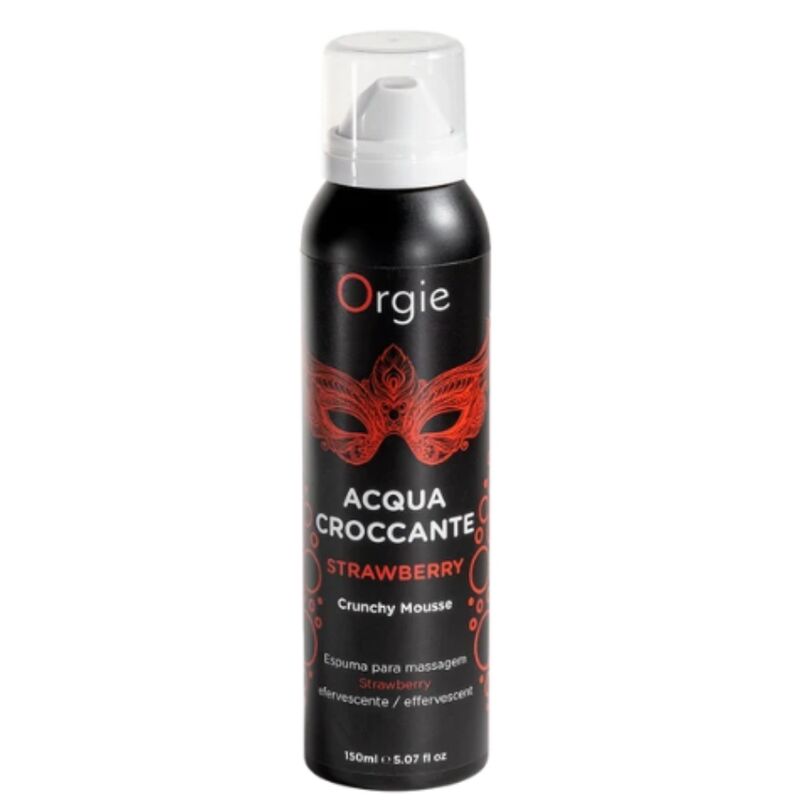 ORGIE - MOUSSE DE MASSAGE CROQUANTE À LA FRAISE ACQUA CROCCANTE 150 ML