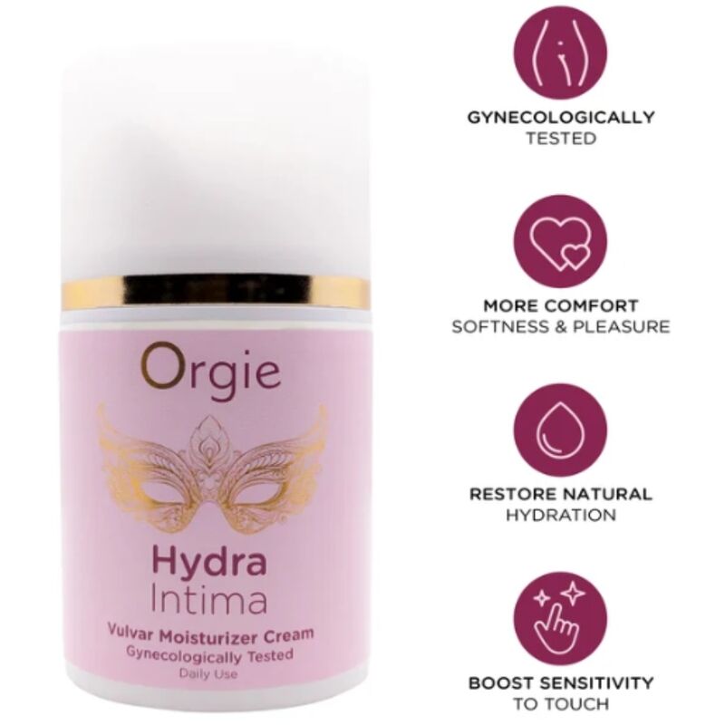 ORGIE - CRÈME HYDRATANTE QUOTIDIENNE POUR LA VULVE HYDRA INTIMA 50 ML
