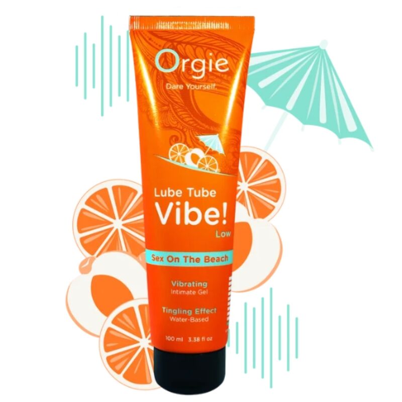ORGIE - LUBE TUBE VIBE! SEX ON THE BEACH GEL INTIME À PEINE LÉGÈREMENT FROTTANT 100 ML